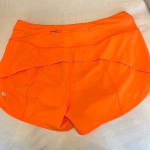 Lululemon speed up high rise shorts